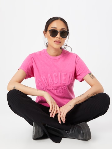 River Island - Camiseta 'GRACIEUX' en rosa