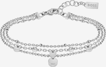 Brățară de la BOSS pe argintiu: față