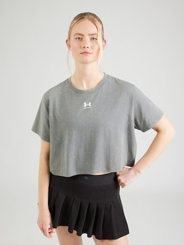 UNDER ARMOUR Funkčné tričko 'Rival' - Sivá: predná strana