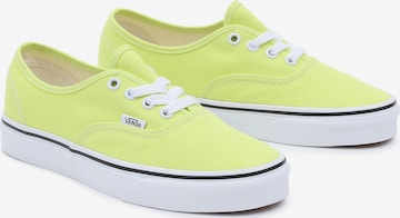 Baskets basses VANS en vert