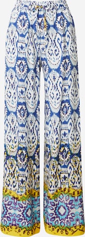 Emily Van Den Bergh Wide leg Broek in Blauw: voorkant