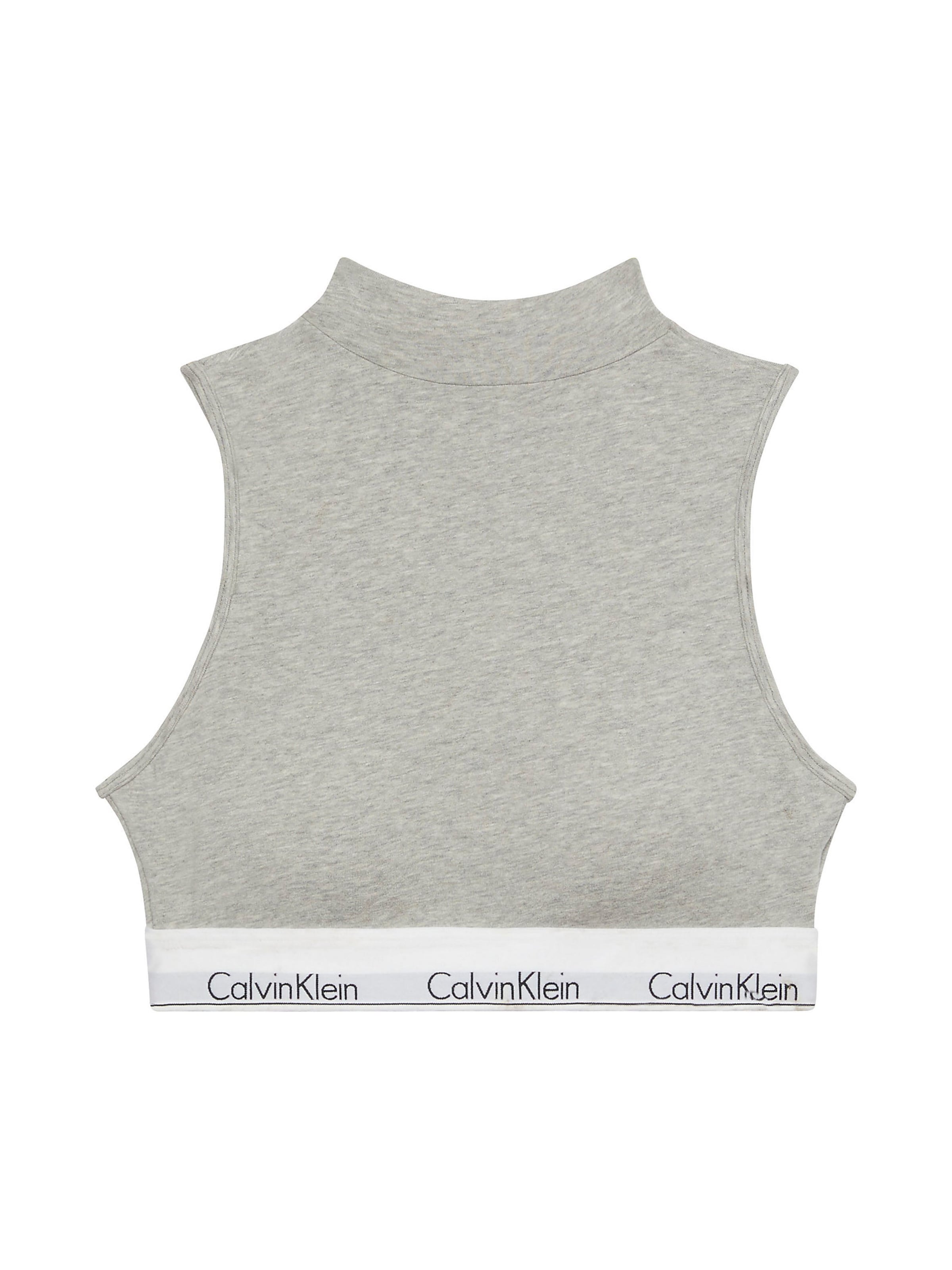 Calvin Klein Bustier BH in Grijs: voorkant