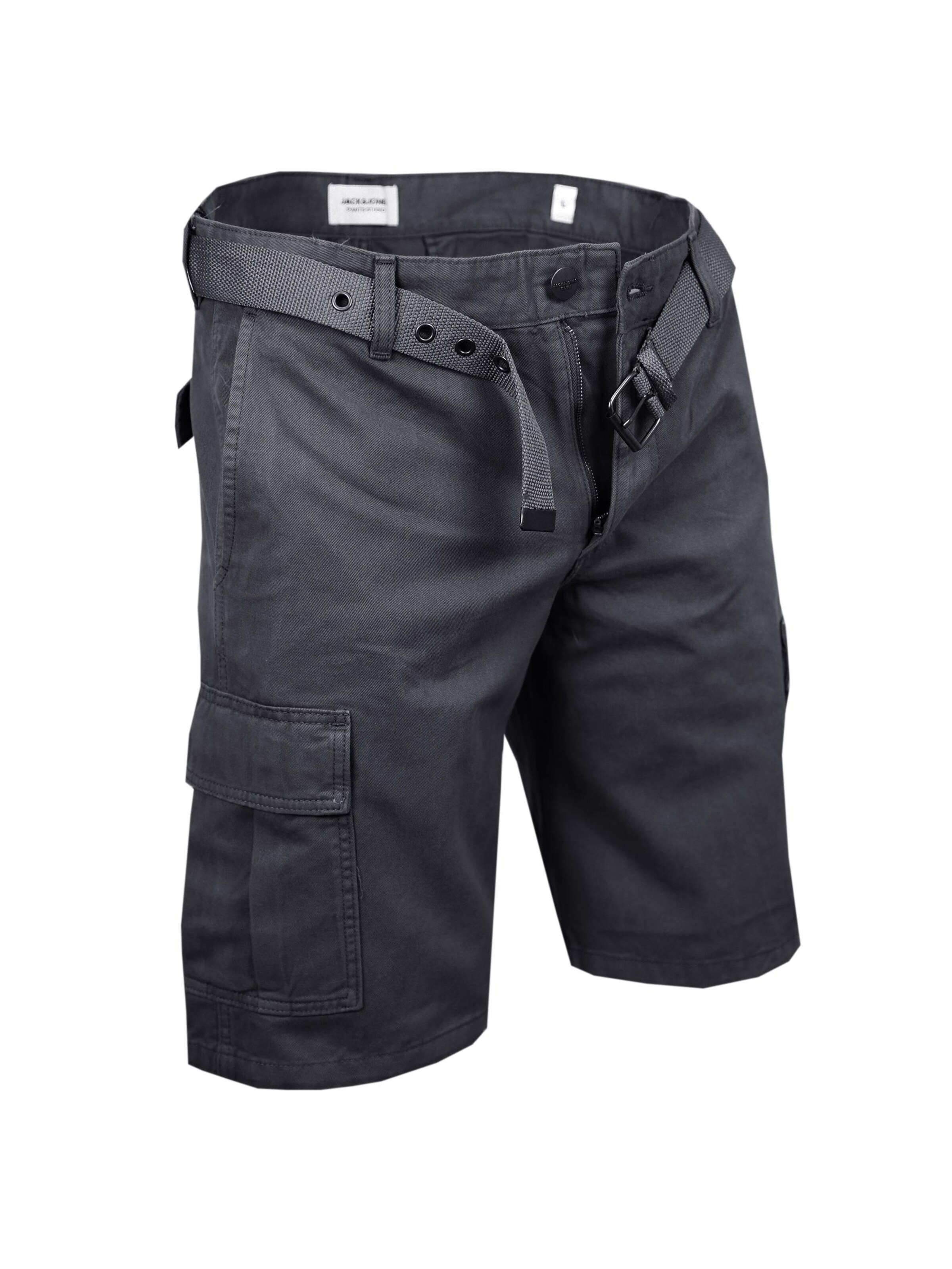 JACK & JONES Regular Cargo Pants in Black