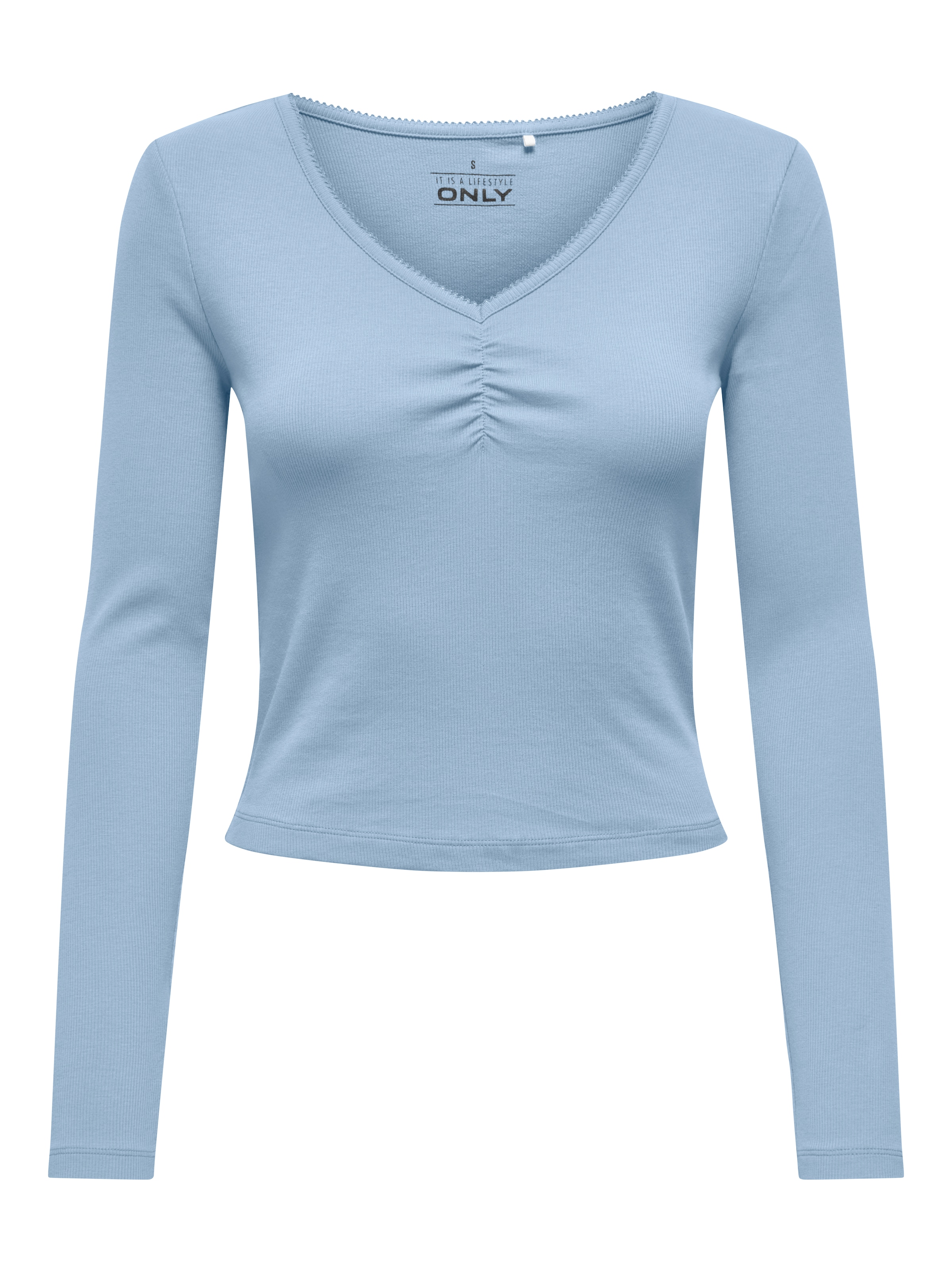 ONLY Shirt in Blue: front