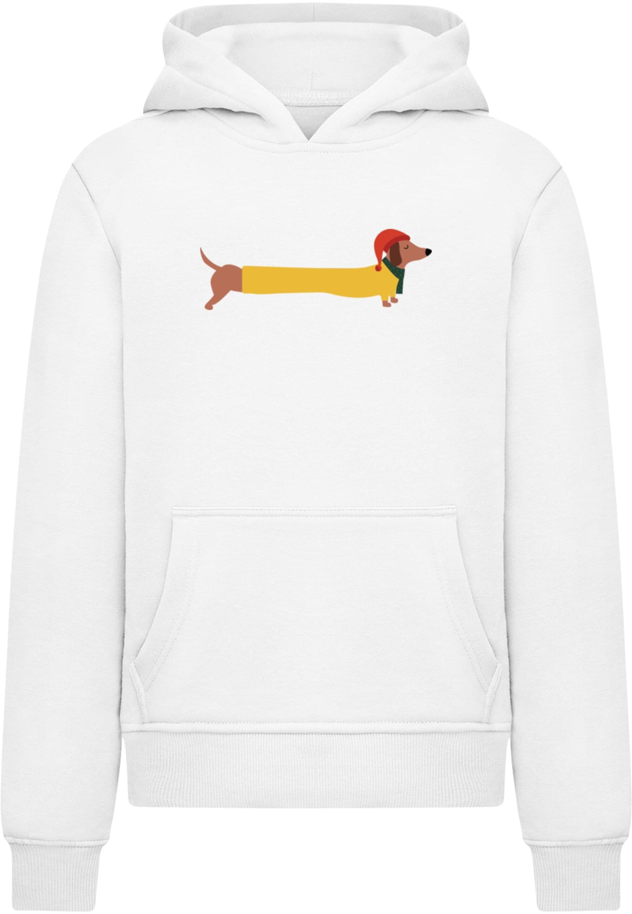 Sweat 'Christmas Dog' Merchcode en blanc : devant