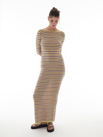 ABOUT YOU x Laura Giurcanu Knit dress 'Bianca' in Mixed colours