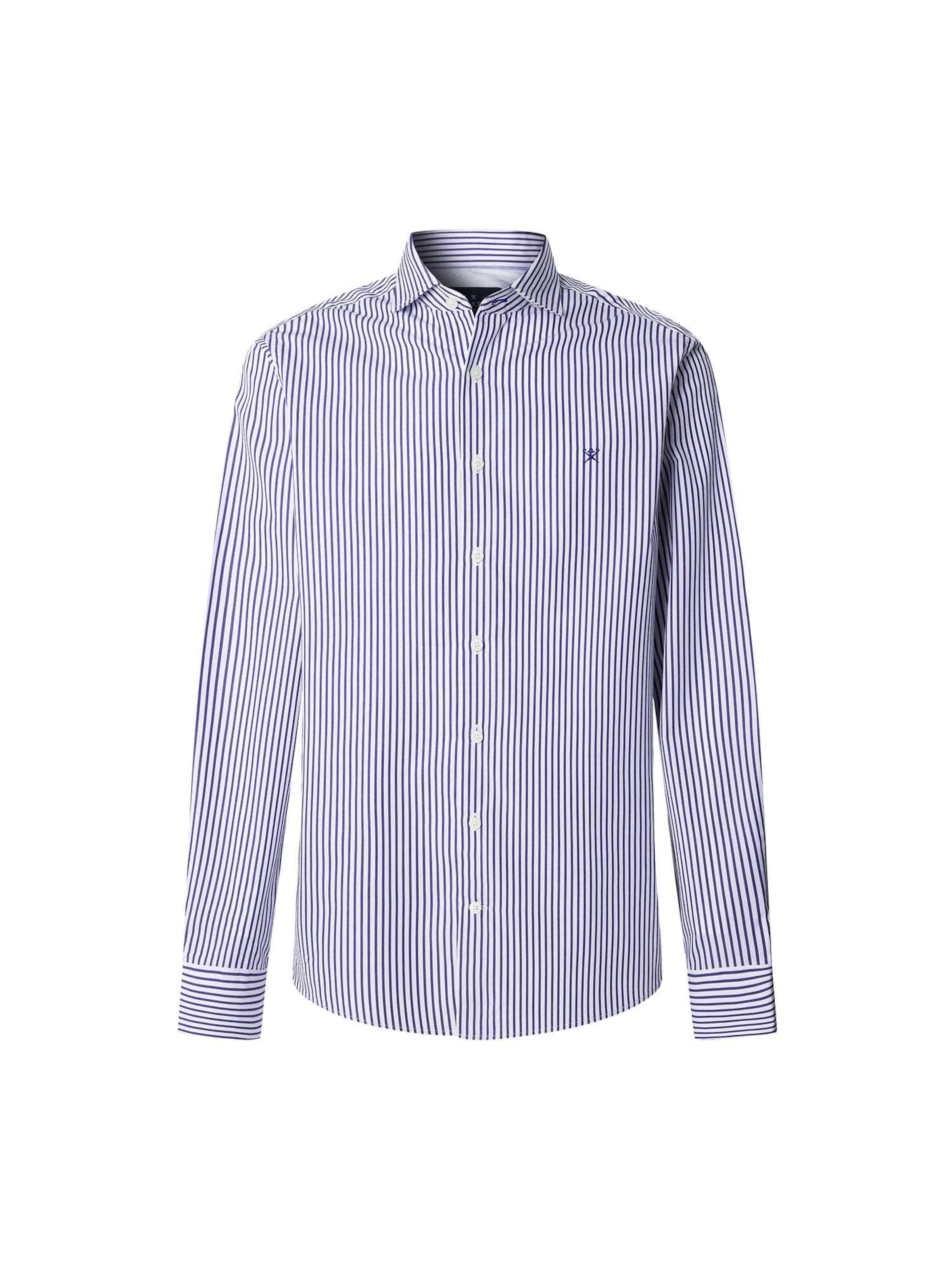 Hackett London Chemise 'City' en bleu foncé / blanc, Vue avec produit