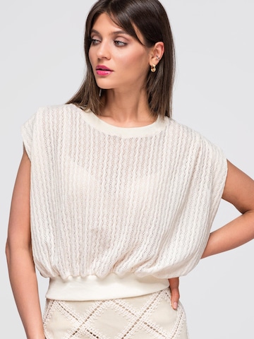 Ombre Blus i beige