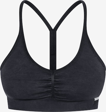 Soutien-gorge de sport Smilodox en noir : devant