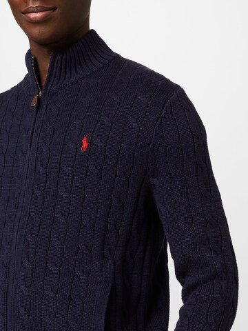 Polo Ralph Lauren Sweatvest 'CABLE' in Blauw