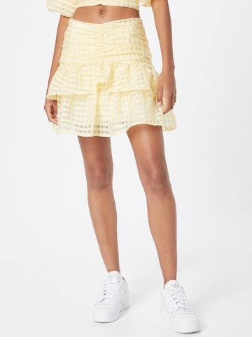 Gina Tricot Skirt 'Simone' in Yellow: front