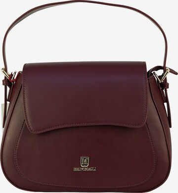 Borsa a mano 'Borsa a Mano Bruno Magli Grazia Saddle Eco-Leather Bottone Magnetico' di Bruno Magli in rosso: frontale