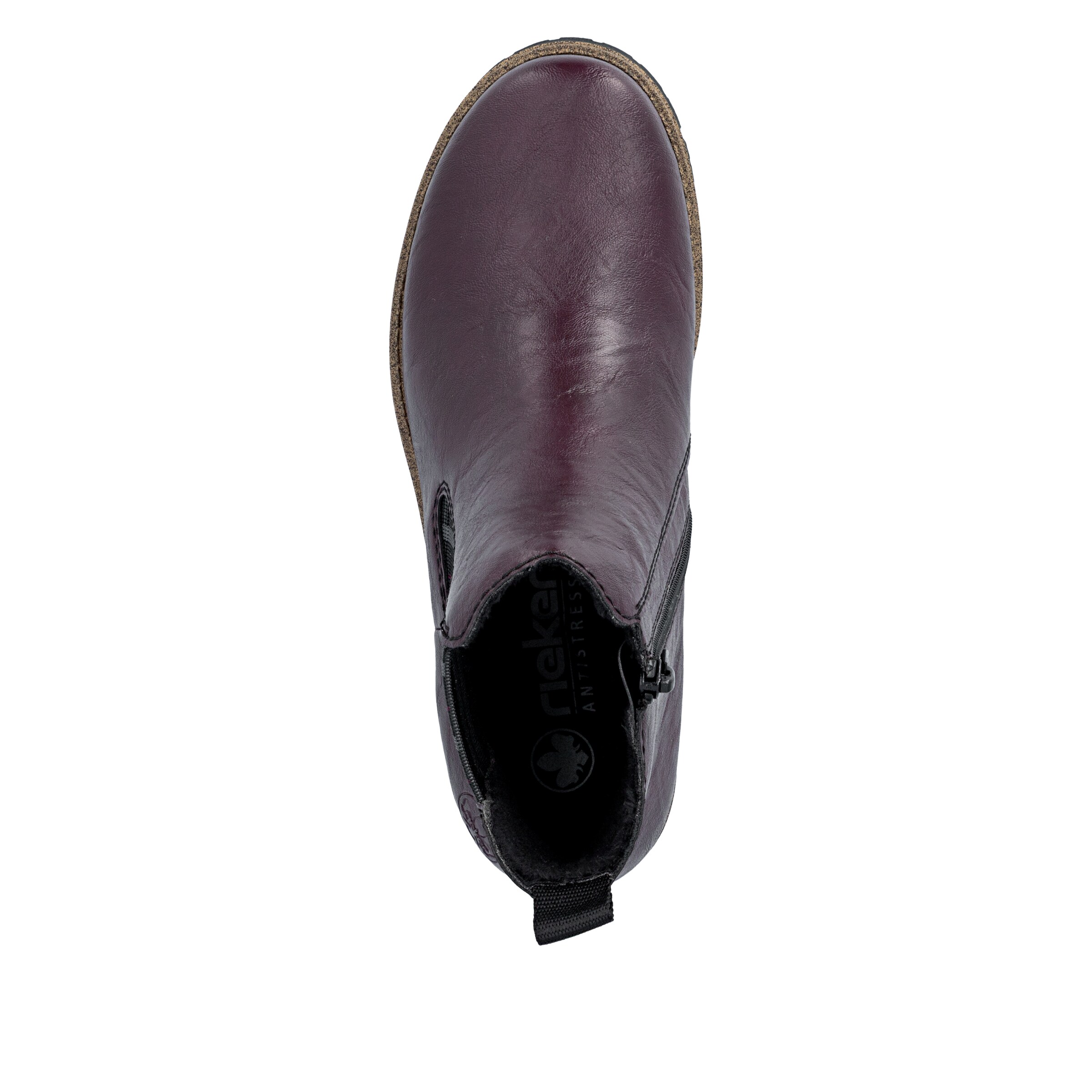 Bottines Rieker en rouge