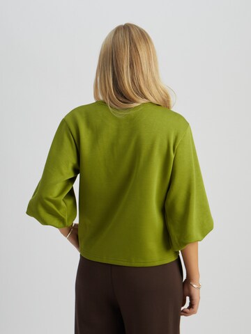 Peppercorn Sweatshirt 'Rikke' i grøn