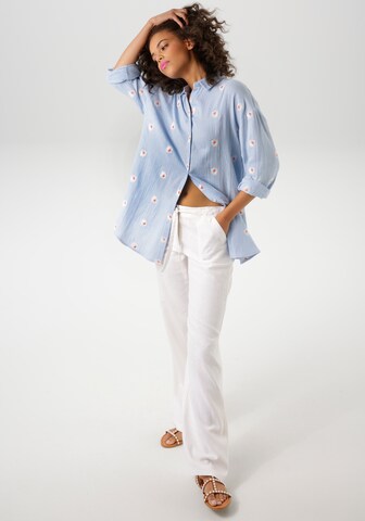 Aniston CASUAL Bluse in Blau