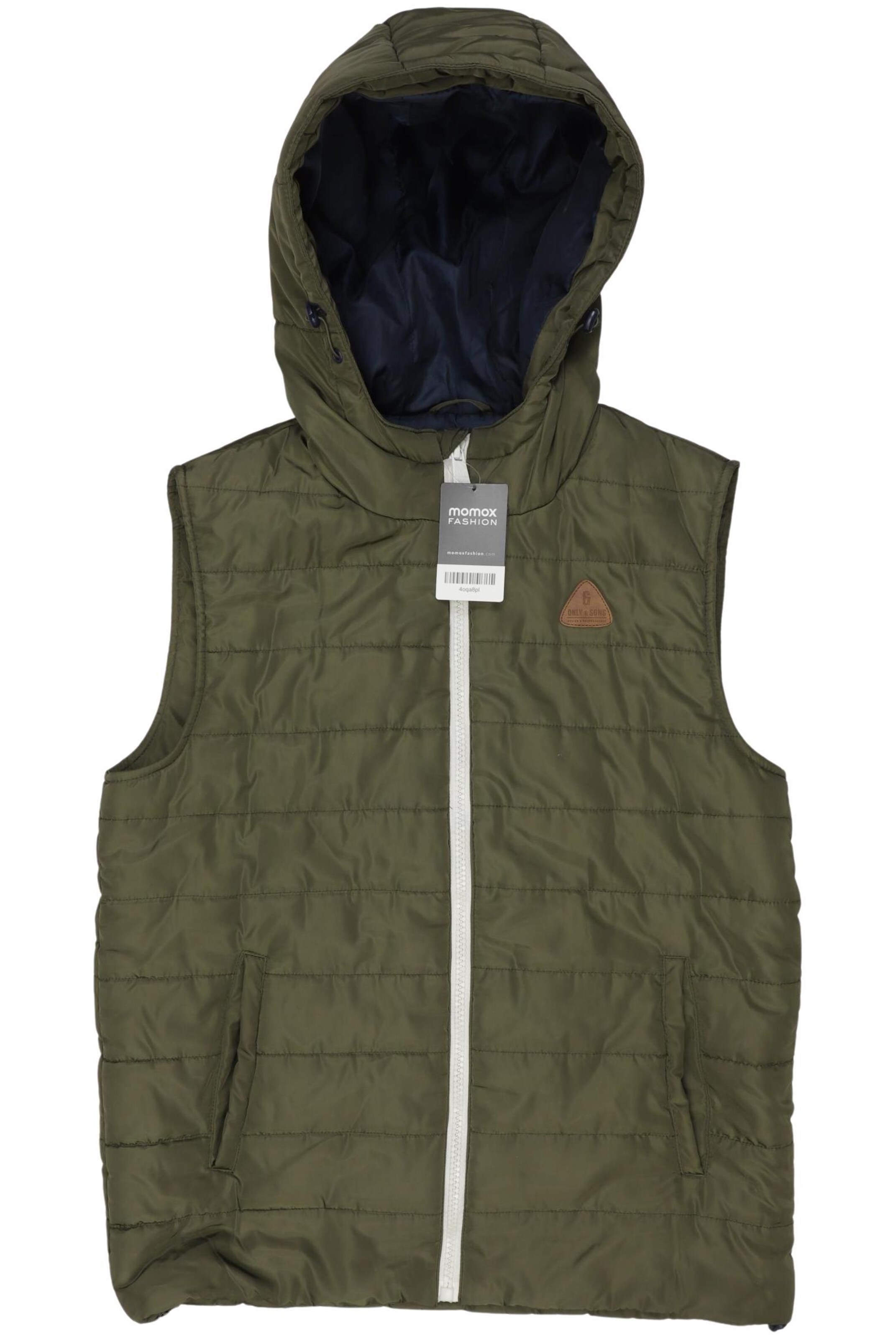 Only & Sons Vest in S in Green: front
