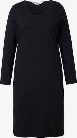 Angel of Style Midikleid in Schwarz: Vorderseite