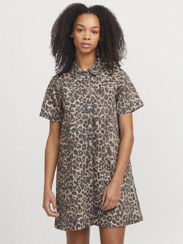 JJXX Jurk 'JXSARAH' in Bruin: voorkant
