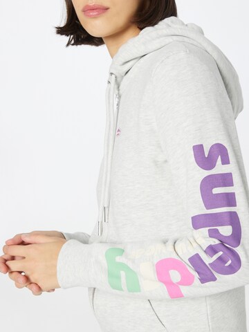 Superdry Sweatjacke in Grau