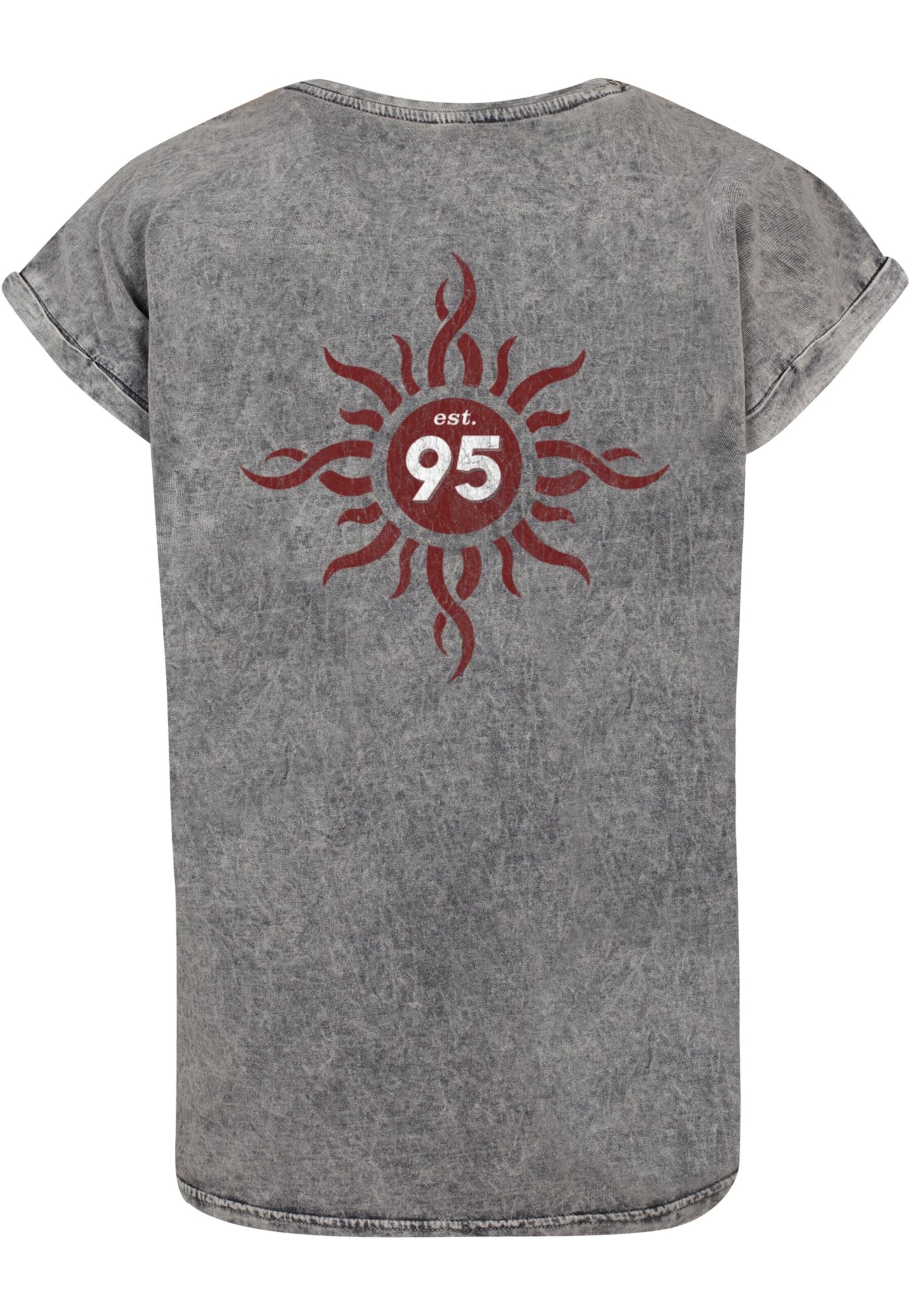 Merchcode T-Shirt 'Godsmack - Boston' in Grau