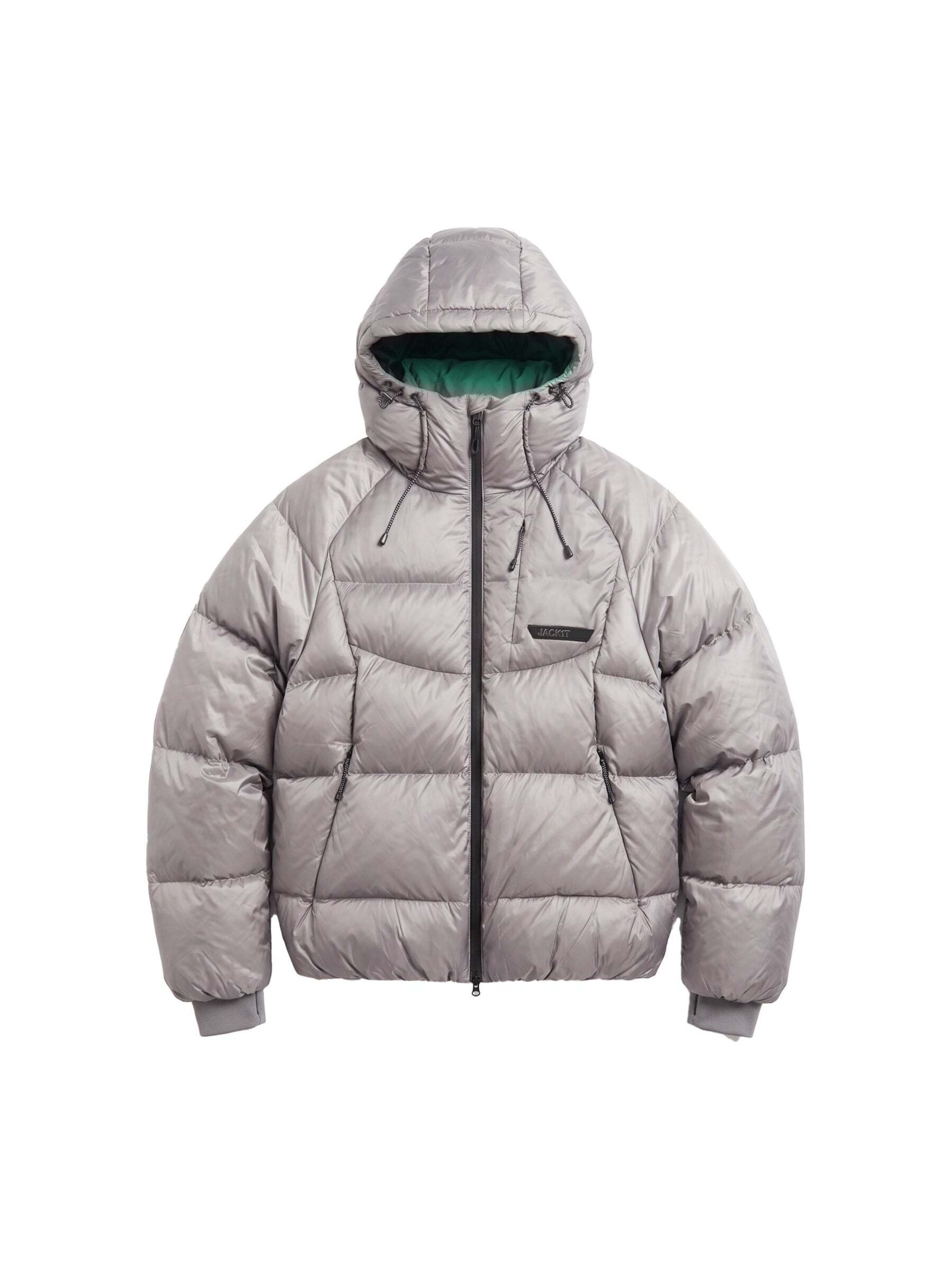 Veste d’hiver 'Bubble' JACK1T en gris : devant