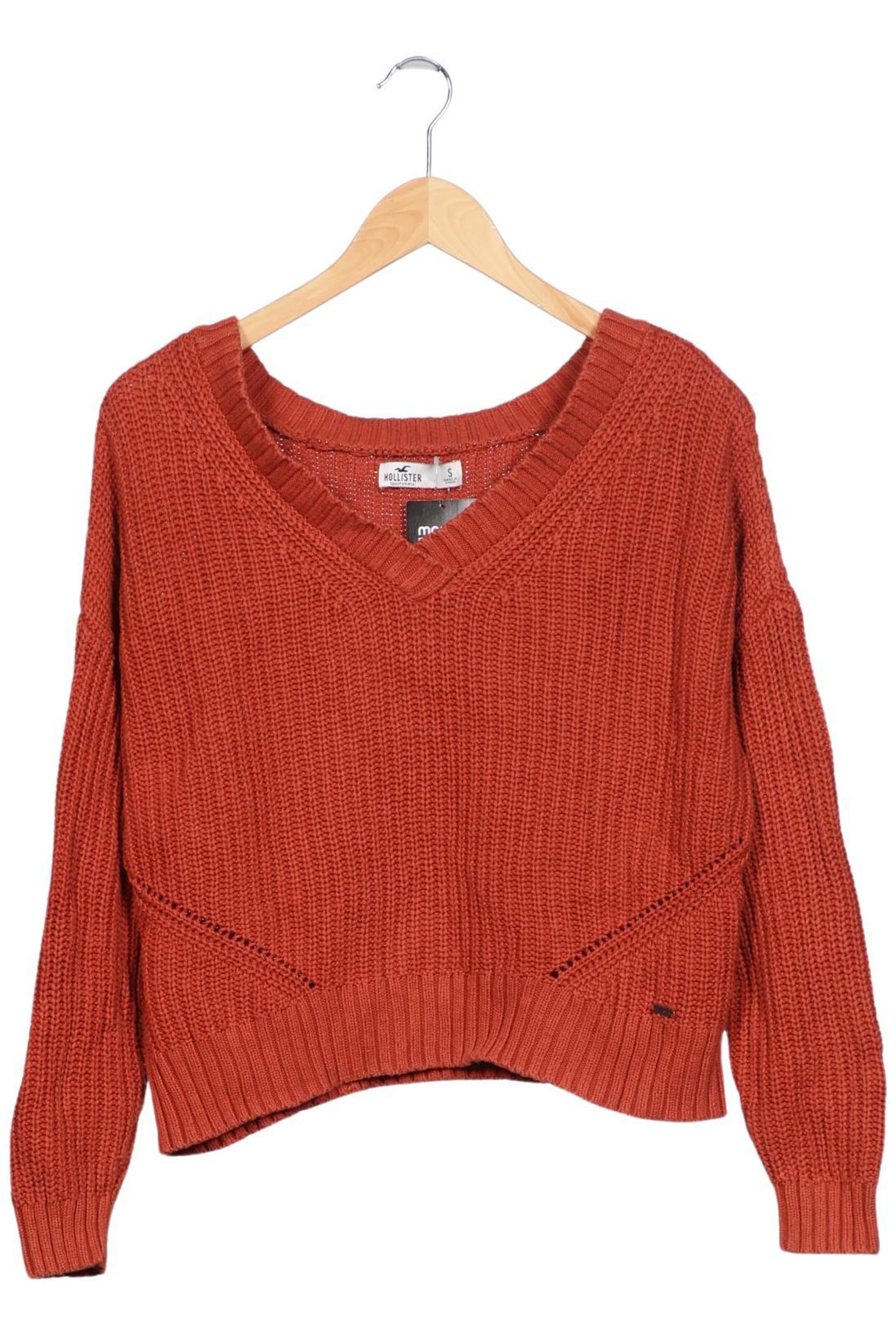 HOLLISTER Sweater & Cardigan in S in Orange: front