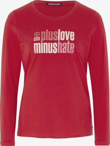 CHIEMSEE Shirt in Red: front