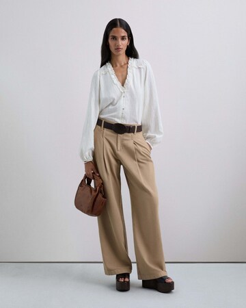 Chemisier 'Lurex' Scalpers en blanc