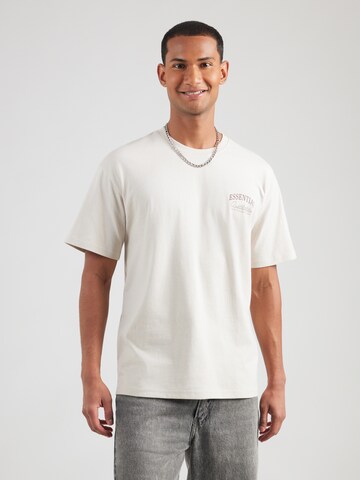JACK & JONES Tričko 'JJEORGANIC STUDIO' – béžová