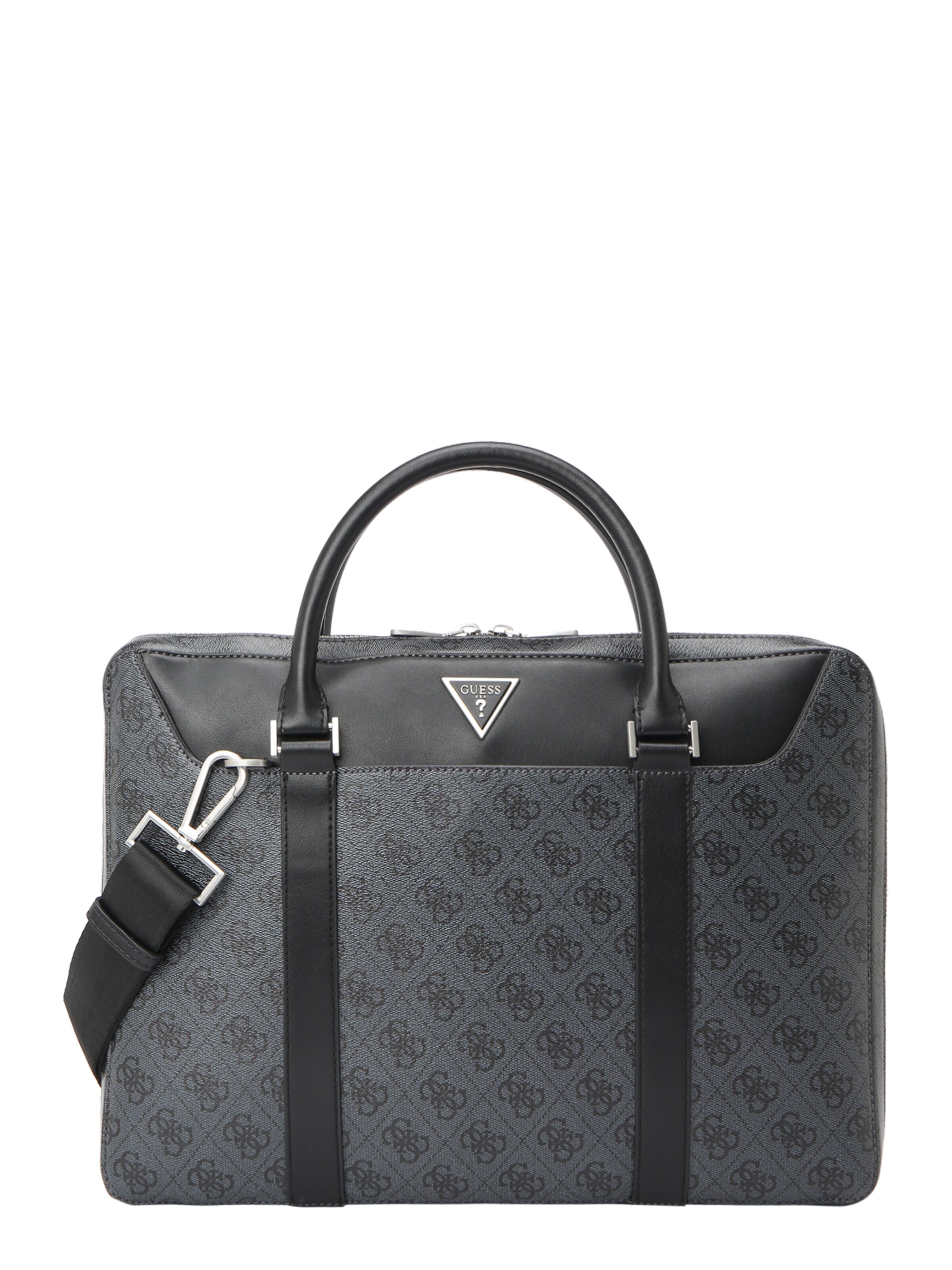 GUESS Laptoptas 'PARMA DOCUMENT CASE W HANDLES' in Zwart: voorkant