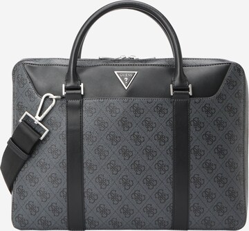 Sac d’ordinateur portable 'Vezzola' GUESS en noir : devant