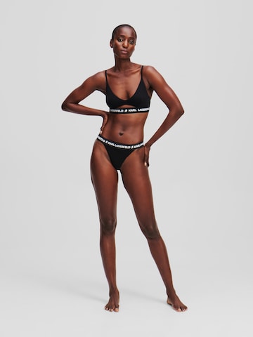 Tanga de la Karl Lagerfeld pe negru