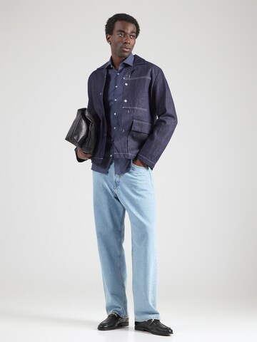 OLYMP Super Slim Fit Business shirt in Blue