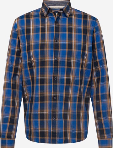 TOM TAILOR Regular fit Button Up Shirt in Blue: front