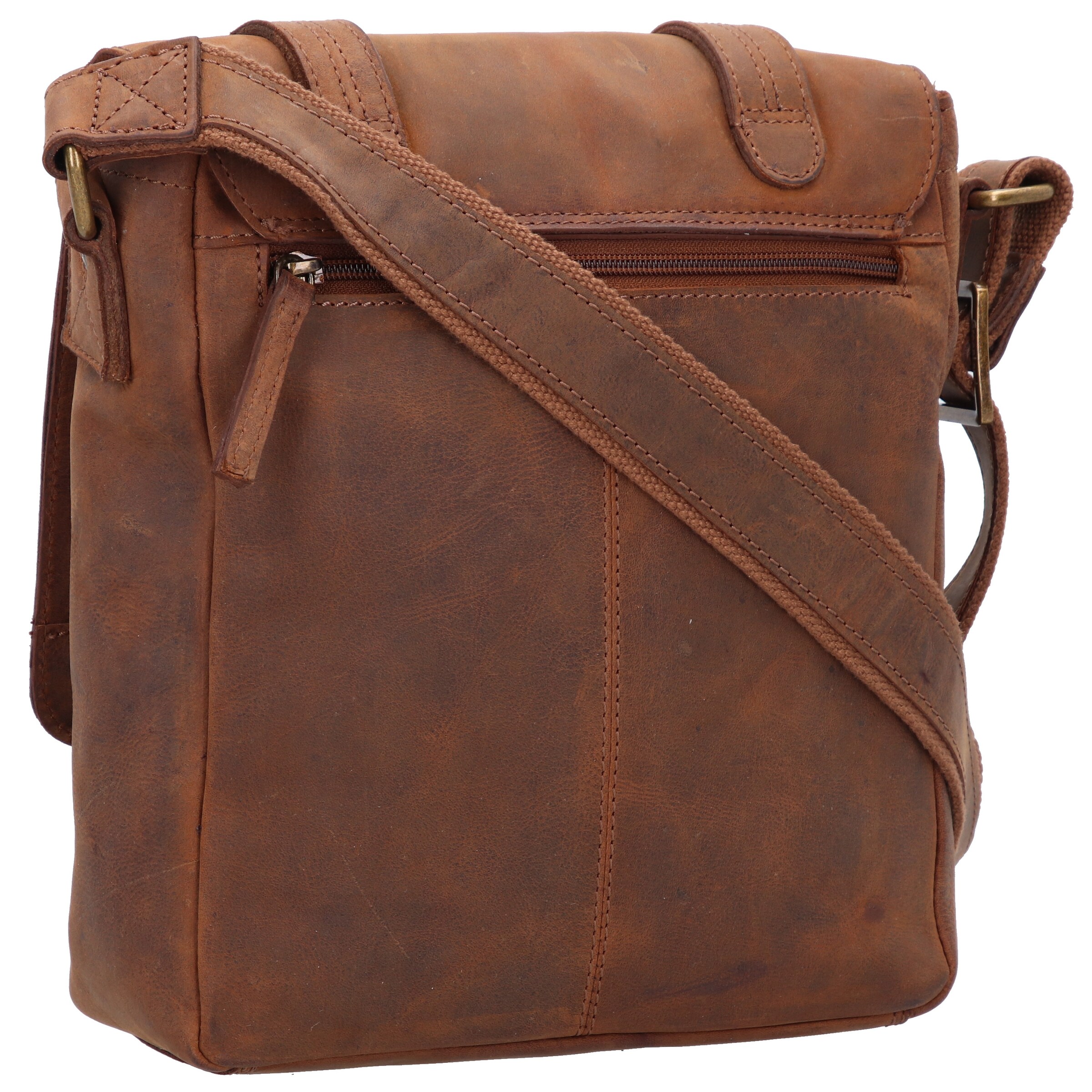 Borsa a tracolla 'Montenegro' di Greenland Nature in marrone