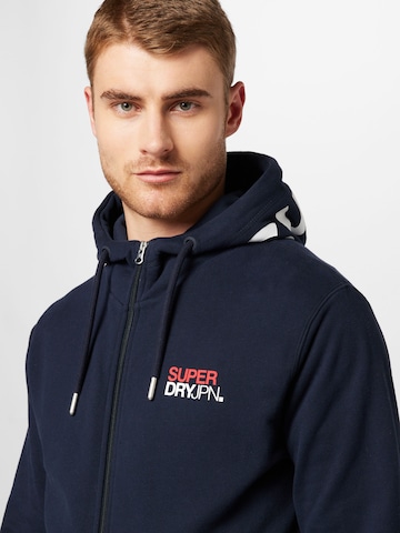 Superdry Zip-Up Hoodie in Blue