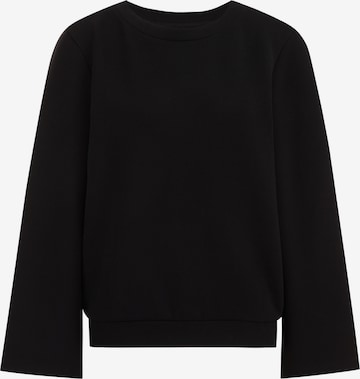 Sweat-shirt WE Fashion en noir : devant