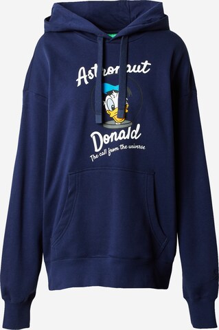 Sweat-shirt UNITED COLORS OF BENETTON en bleu : devant