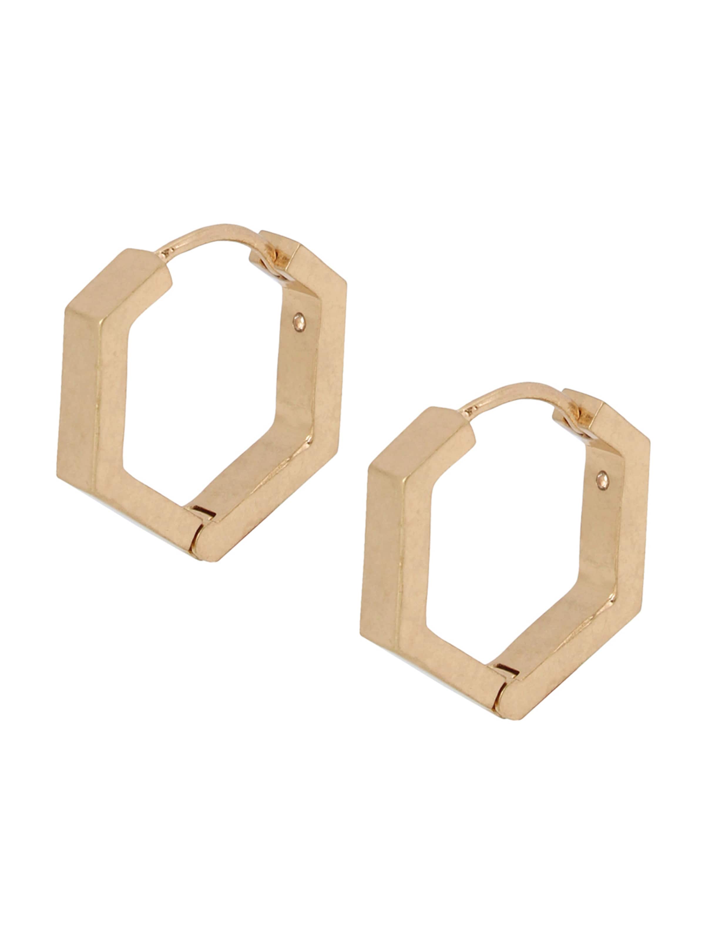 Boucles d'oreilles 'HEX HUGGIE' AllSaints en or : devant