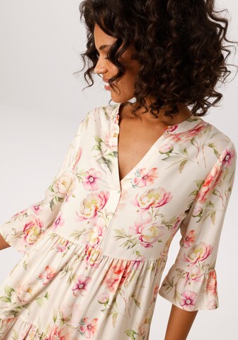 Aniston CASUAL Kleid in Beige