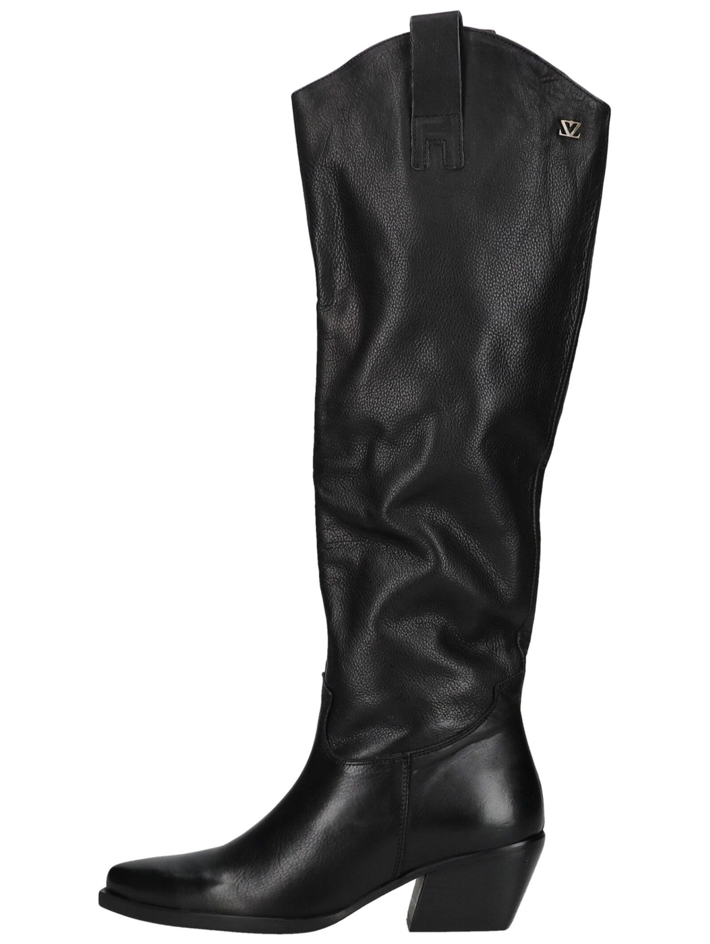 LAZAMANI Cowboy Boots in Black