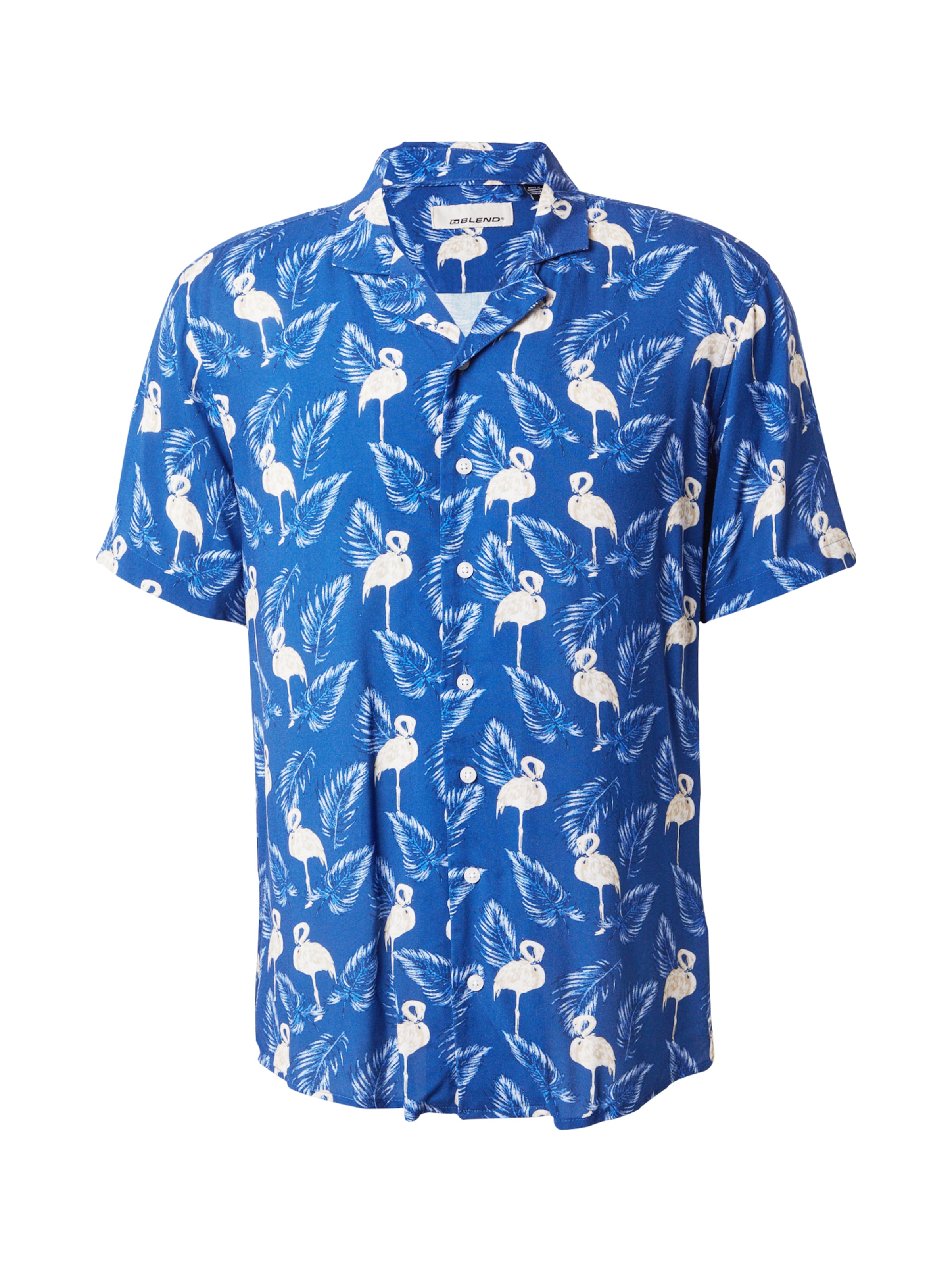BLEND Regular fit Overhemd in Blauw: voorkant