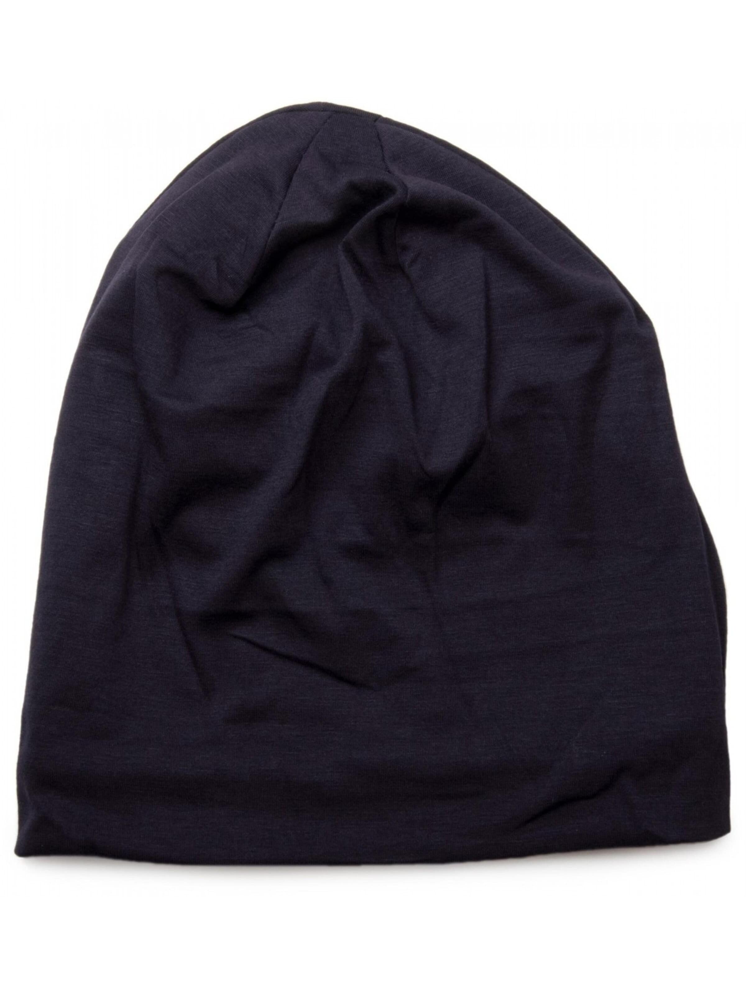 styleBREAKER Mütze 'Unifarbene Beanie Mütze mit Fleece'‌ in Blau