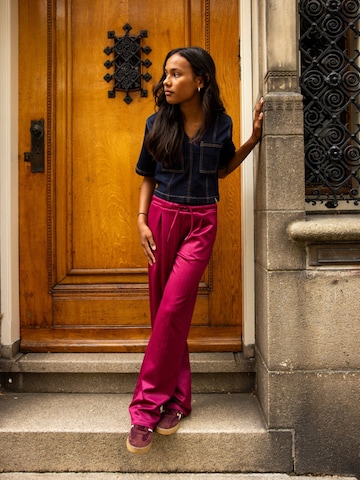 Looxs Revolution Wide leg Broek in Rood