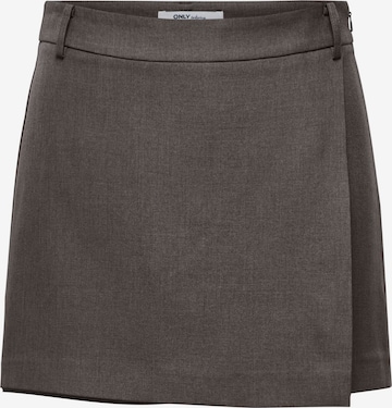 Jupe 'ONLLINDA' ONLY en gris : devant