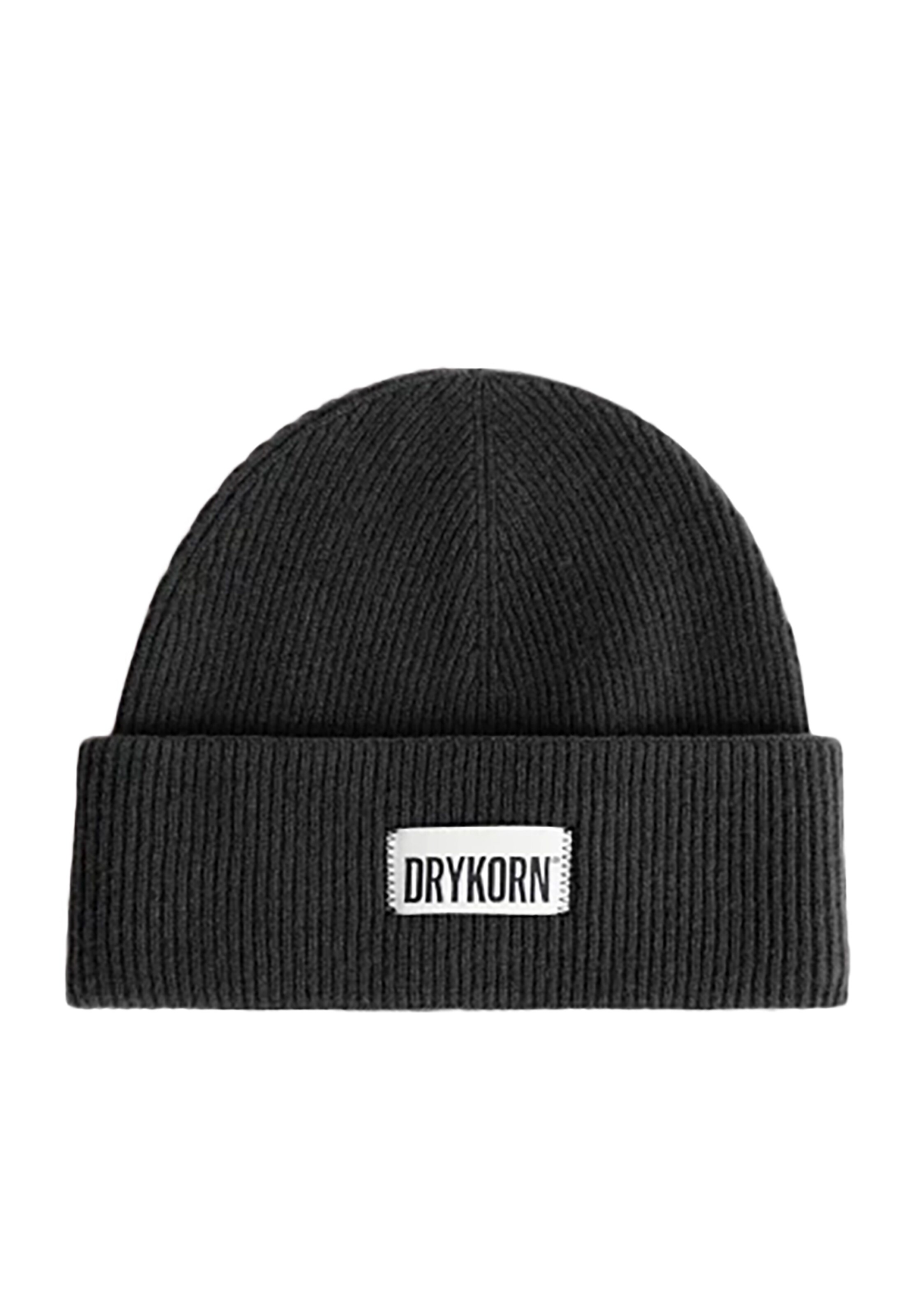 DRYKORN Beanie 'Nerea' in Black: front