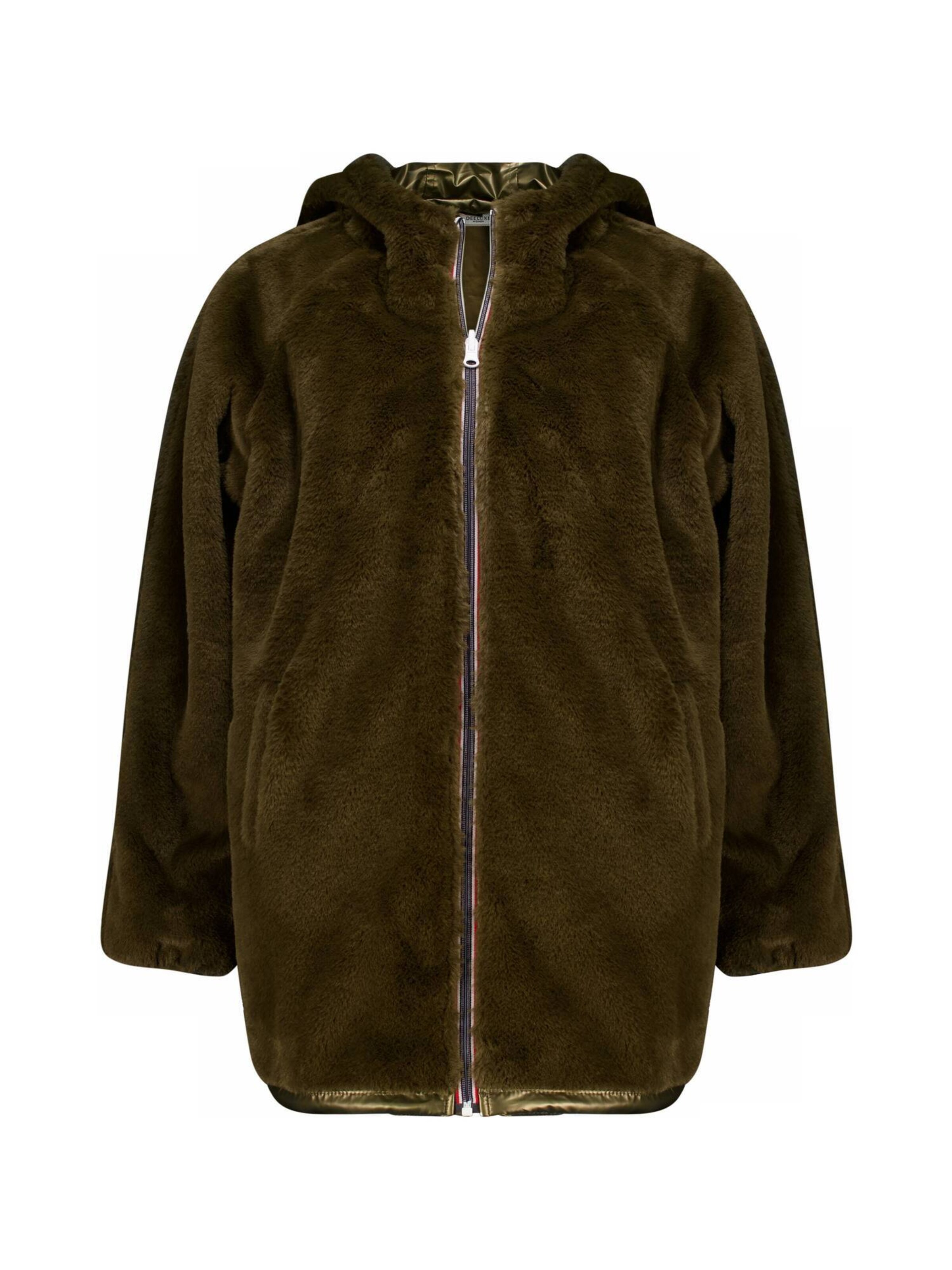 Parka d’hiver 'ISSINA' Deeluxe en vert : devant