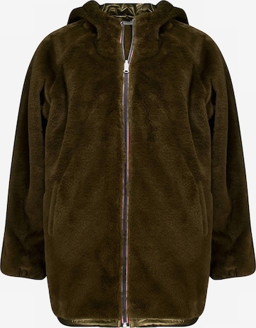 Deeluxe Winterparka 'ISSINA' in Groen: voorkant