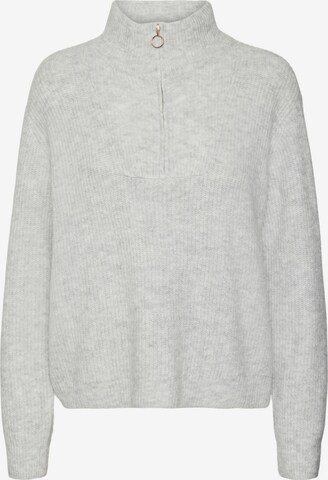 VERO MODA Sweater 'PLAZA' in Grey: front