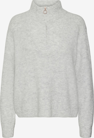 VERO MODA Sweater 'PLAZA' in Grey: front